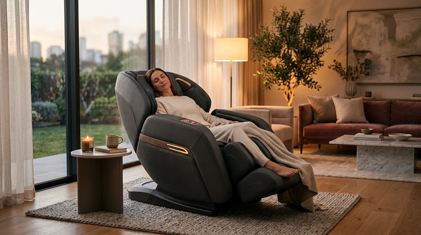 Massagestoel met warmtefunctie