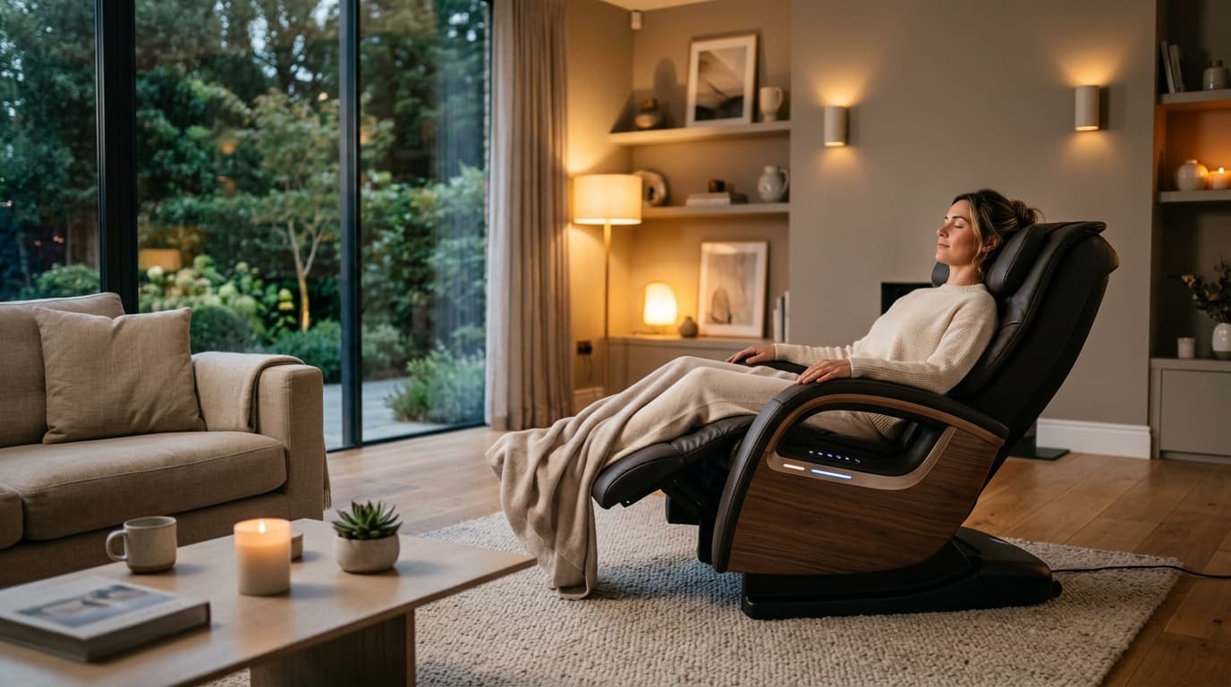 Massagestoel op kantoor