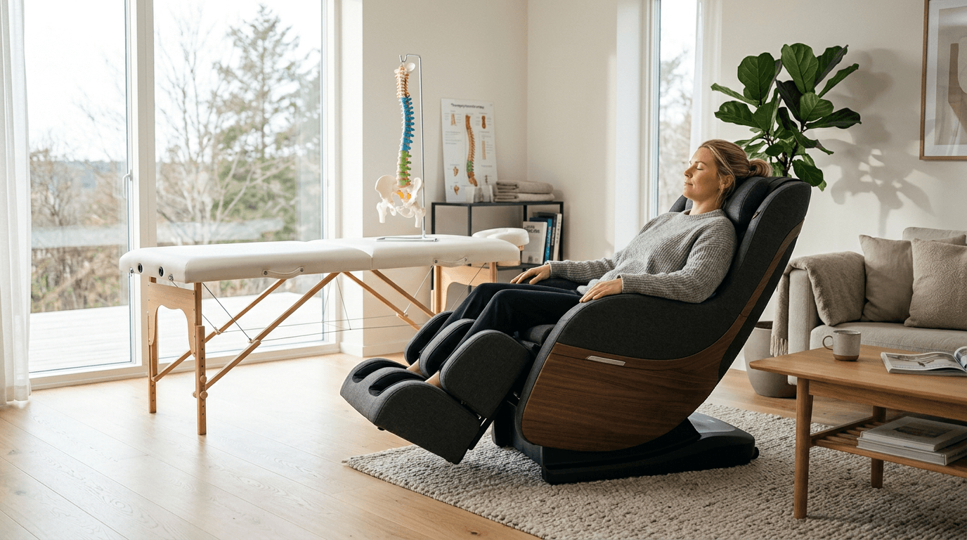 Massagestoel versus fysiotherapie: wat zegt het onderzoek echt?