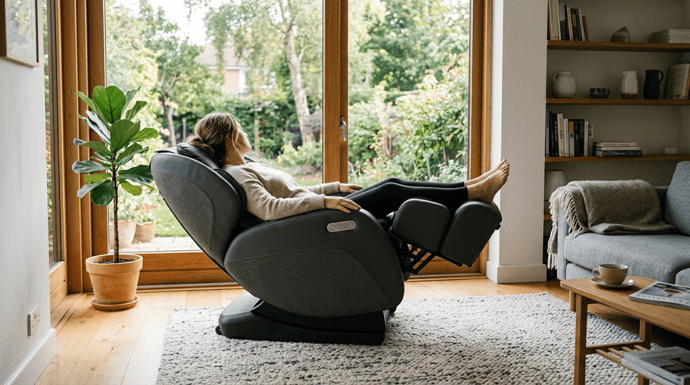 Hoe zero gravity in een massagestoel je wervelkolomdruk met 80% verlaagt