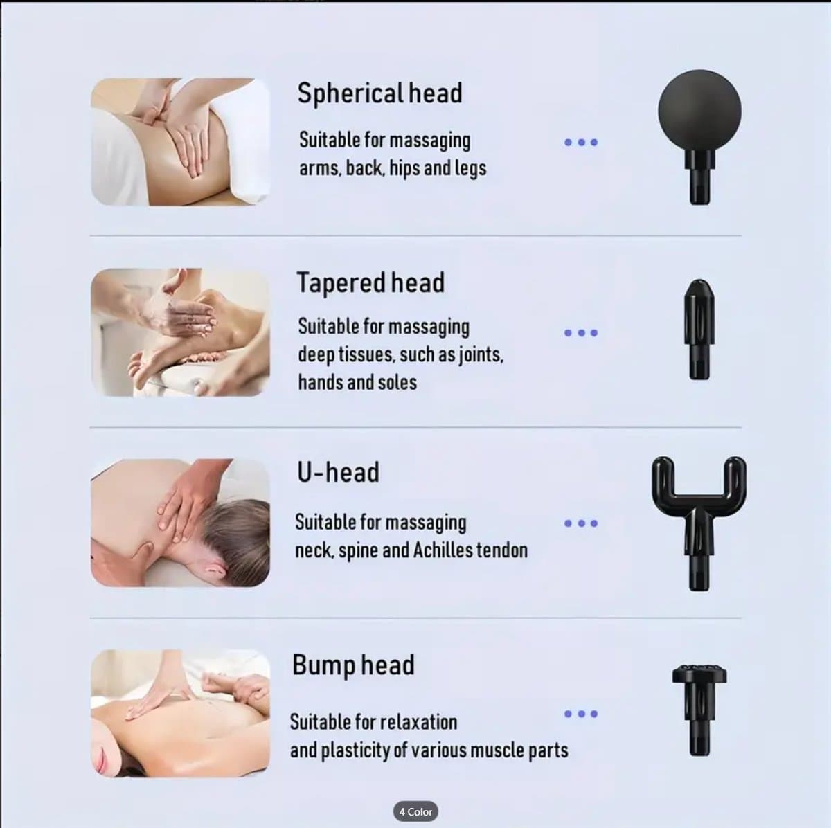 Professional Massage Gun | Sport en Relax Massage apparaat | Massage Pistool | Compact[Holland Haven Gamers] thumbnail 5