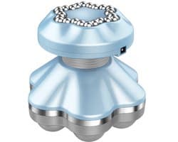 Mini Massageapparaat - Massage Apparaat - Massager - Elektrische Massager - Handmassage Apparaat - Nekmassage Apparaat - Rugmassage Apparaat - Lichaamsmassage - 10 cm - Blauw