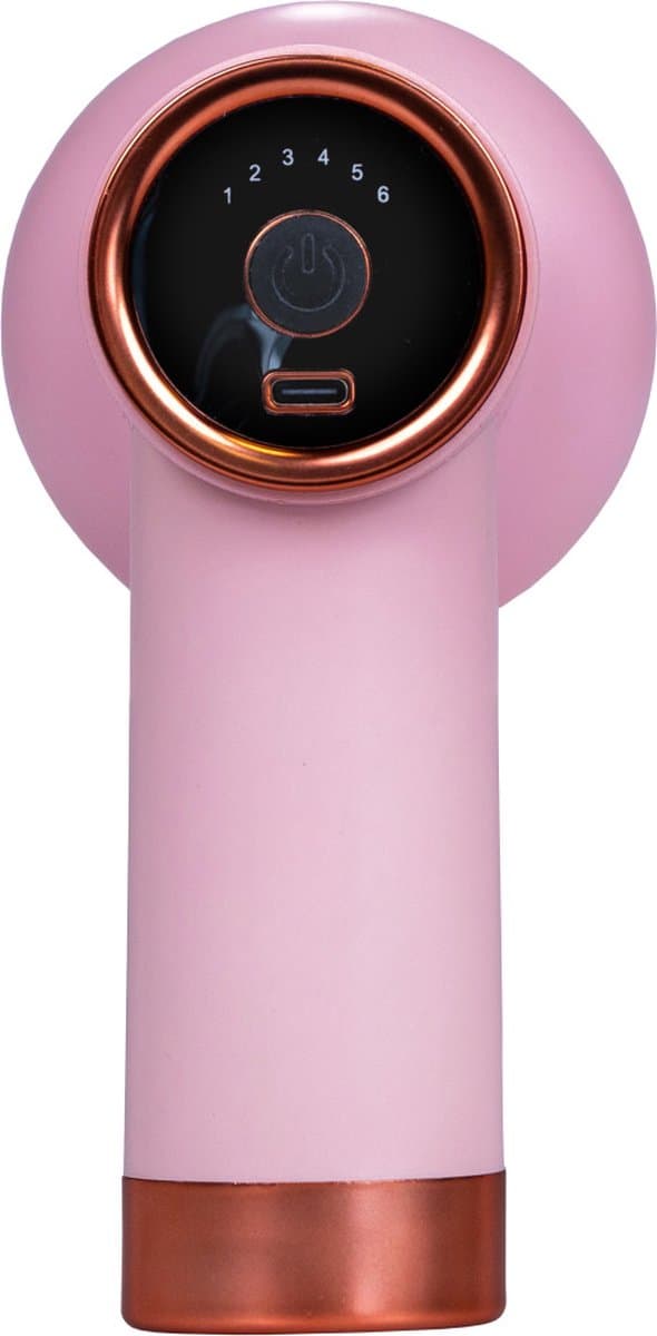 Massage Gun Professioneel - Incl. 5 Massagekoppen - Massage Apparaat - Massage Pistool - Peach Beauty thumbnail 7