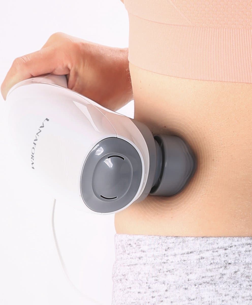 Lanaform - Body Tapping - Massage Apparaat - Massage Gun - Massage Pistool - Sport En Relax Massage - Ontspannende Vibrerende Massage - 3 Massagehulpstukken - 2 Intensiteitsniveaus - Voor Het Hele Lichaam thumbnail 9