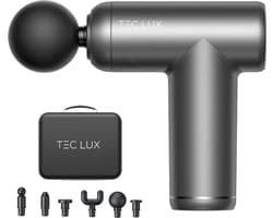 Tec Lux® Massage gun - Sport & Relax Massage Apparaat - Professioneel Massage Pistool - Fitness -Ontspanning - Stressverlichting - Spierherstel - Revalidatie - 6 Massagekoppen