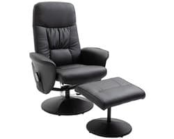 Massagestoel - Relax & Care - 10 vibratiepunten - Opbergruimte - Zwart