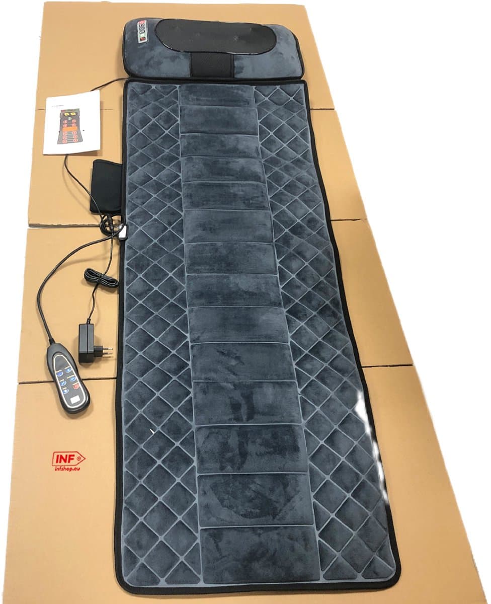 Luxe Shiatsu massagemat met warmte thumbnail 2