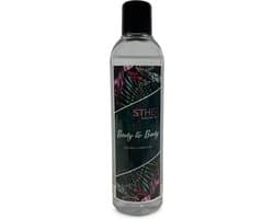 Sther Premium Body-to-Body Massageolie - 250ml - Extreme Gladheid - Hypoallergeen - Onbeperkt Glijvermogen - Puur & Transparant - afbeelding 1