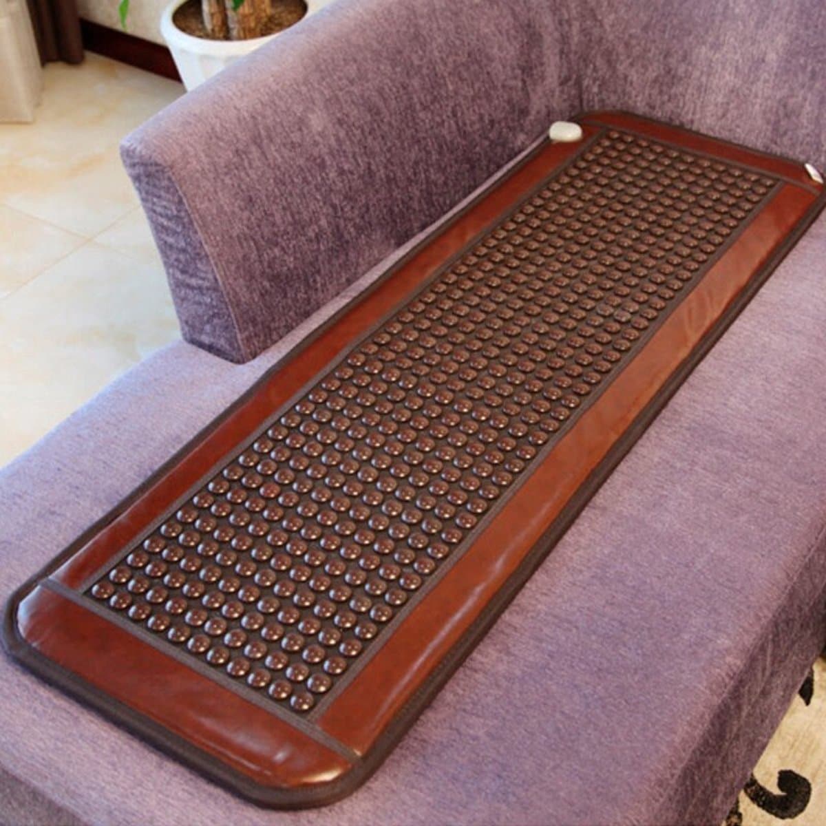 Happyment Massagematras - Massage Apparaat - Massagemat - Accupressuur Mat - Met Warmte - 50 x 150 cm thumbnail 4