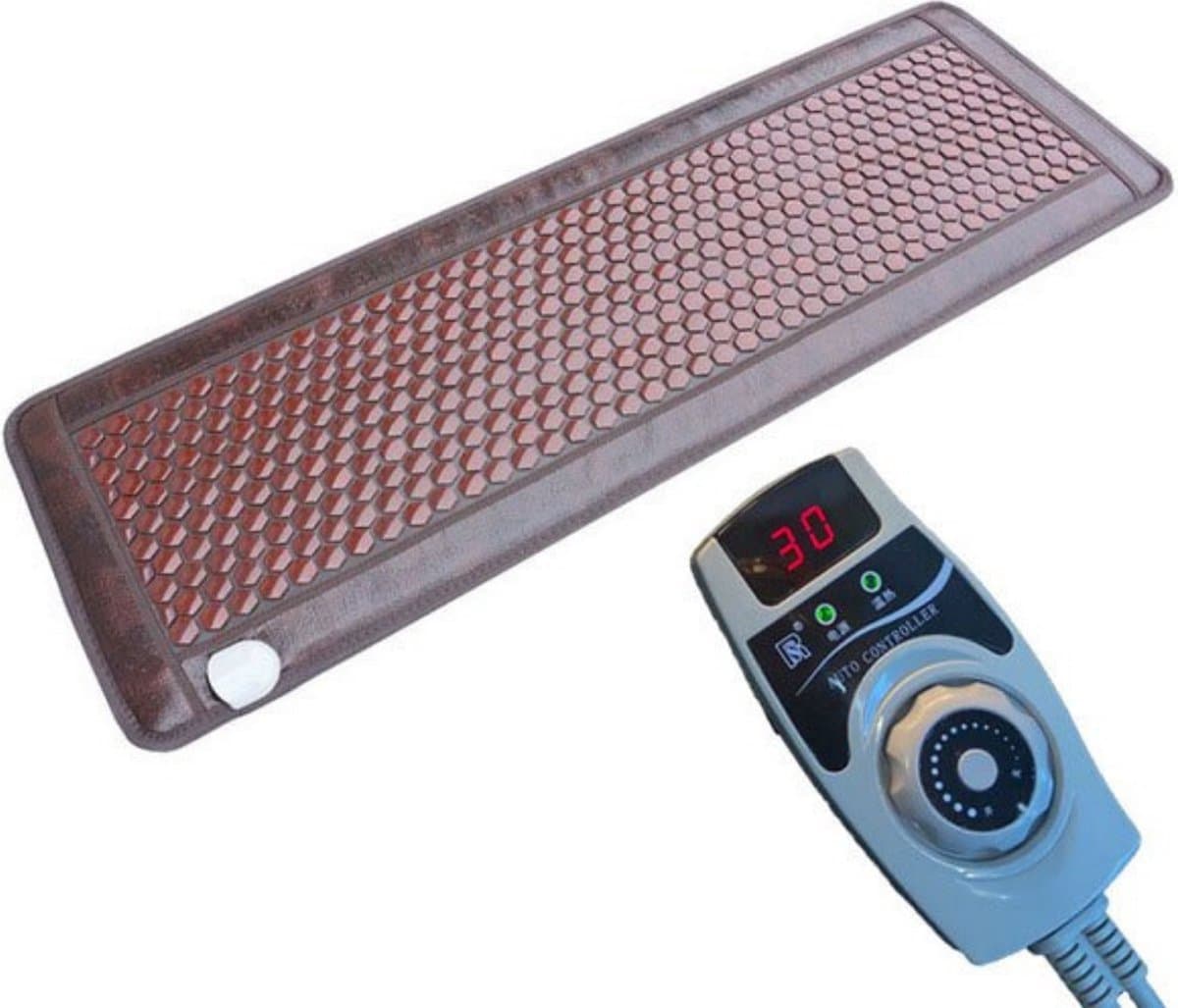 Happyment Massagematras - Massage Apparaat - Massagemat - Accupressuur Mat - Met Warmte - 50 x 150 cm - afbeelding 1