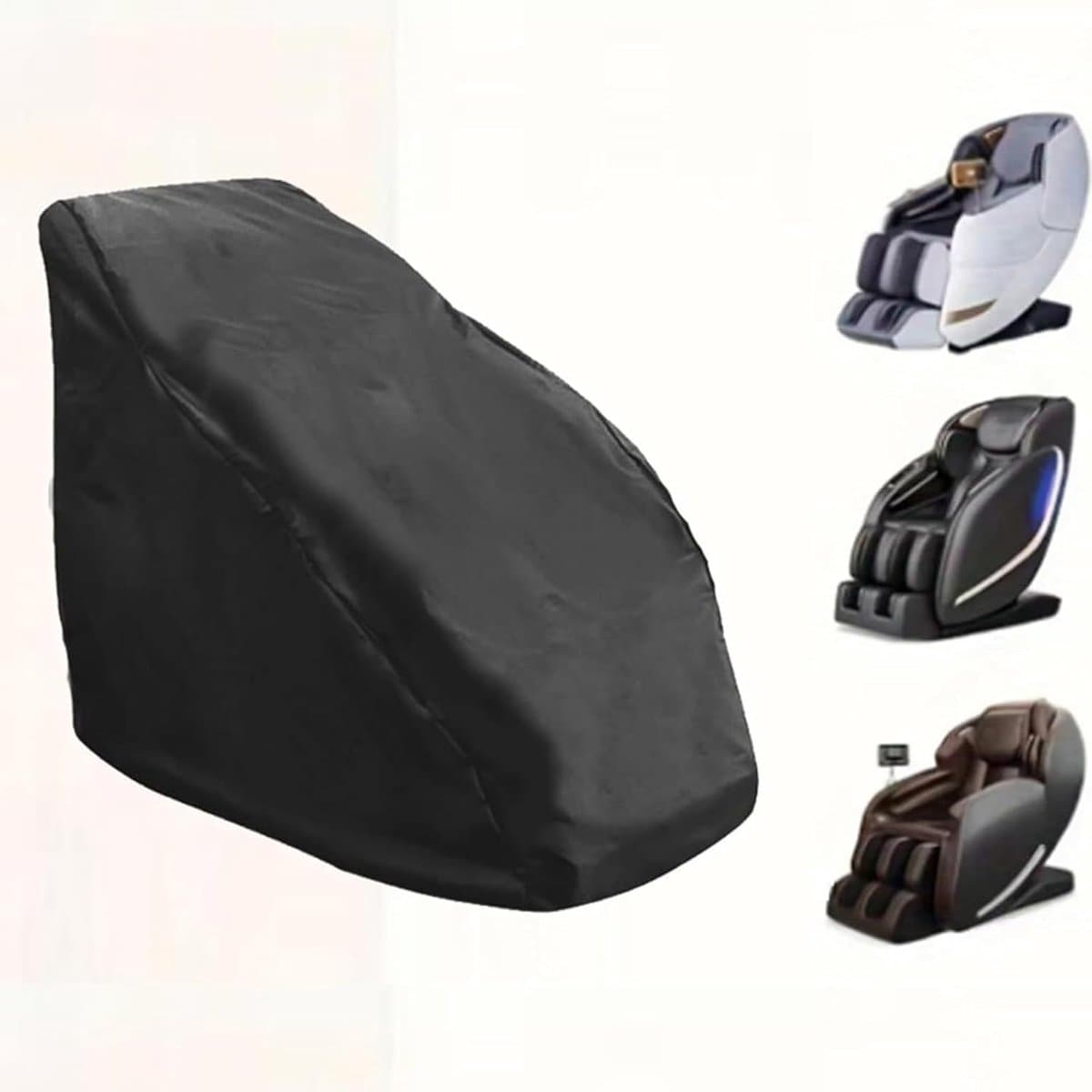 Hoes voor massagestoel | Oxford-stof, stofdichte hoes - krasbestendige massagestoelbeschermer met rits - voor meubels, kantoor, thuis, spa, kamer, slaapkamer, lounge, kliniek wachtruimte thumbnail 4