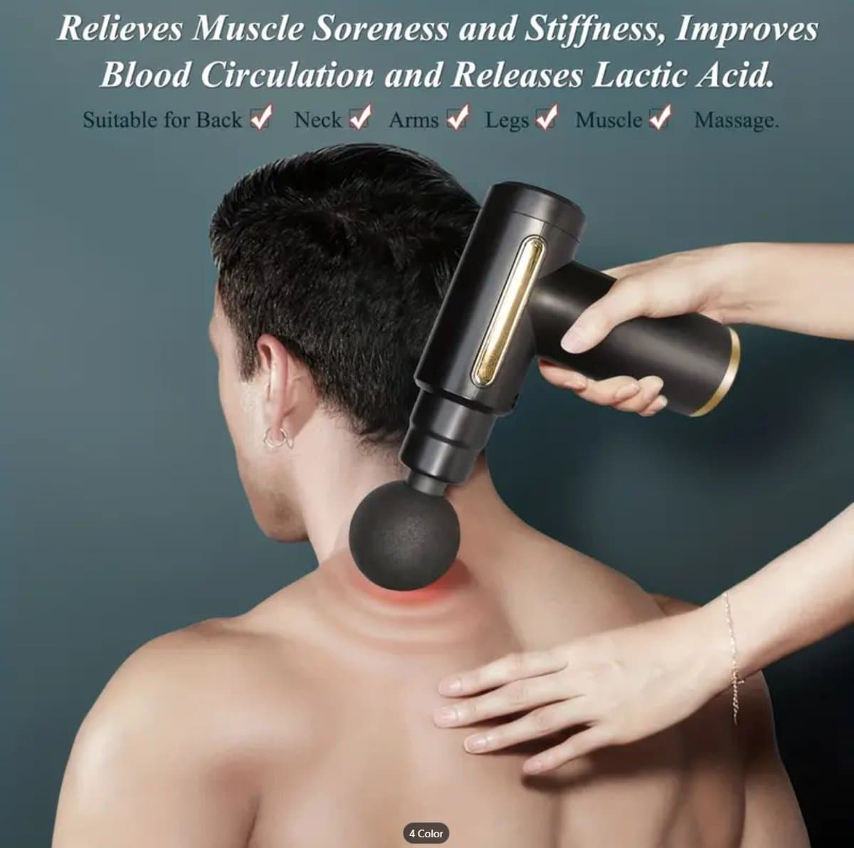 Professional Massage Gun | Sport en Relax Massage apparaat | Massage Pistool | Compact[Holland Haven Gamers] thumbnail 9