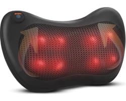Draadloos Shiatsu Massagekussen met Warmtefunctie - Ergonomisch Ontwerp voor Volledige Lichaamsmassage - afbeelding 1