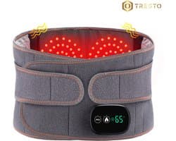 TRESTO - Infrarood Massage Band Onderrug - Rugpijn - Apparaat - Spieren & Gewrichten - Pijnverlichting - Warmteband - Brace - Elektrisch Rug Massage Apparaat