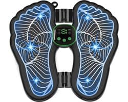 Elektrische voetmassageapparaat - EMS-voetmassagemachine - draagbare USB-voetmassagemat - bevordert bloedcirculatie - 8 modi - 19 niveaus Voetmassage apparaat