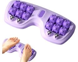 Voetmassage apparaat - Voetmassage roller - Voetroller - Circulatiebevorderende voetmassage - Massagebal - Voetmassageapparaat voor ontspanning en herstel - Paars