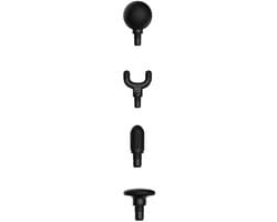 Namajunas - Massage gun - Spiermassager - Uitgerust met 4 massagekoppen - 6 intensiteitsniveaus - Zwart - Massage pistool - Opbergcase - Krachtig en Draadloos Sport en Relax Massage Apparaat - Draadloos thumbnail 5