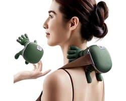 Nekmassageapparaat - nekmassage apparaat - Nekmassage - massage apparaat - nek massage - ABS - Groen