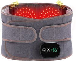 Currentgoodz - Taille Massage Band - Rug Massage Band - Pijnverlichting - Infrarood Verwarming - Draadloos - Taille Steun - Warmte Massage