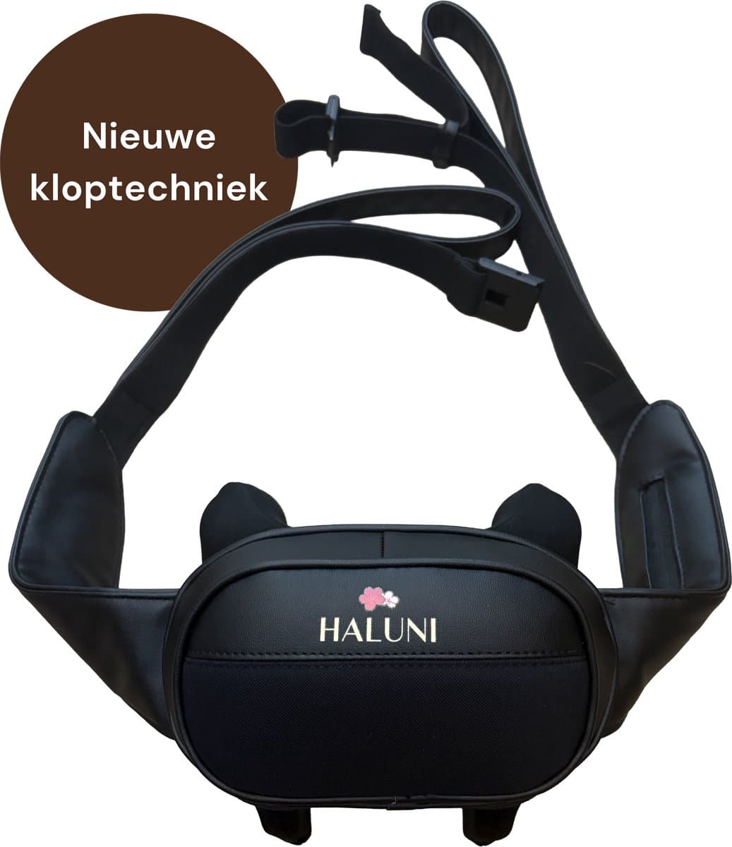 HALUNI® Serenity Neck Pro – Nekmassage Apparaat Draadloos met Warmte – Shiatsu Massage Nek & Schouders – Handsfree Spanning Verlichting - afbeelding 1