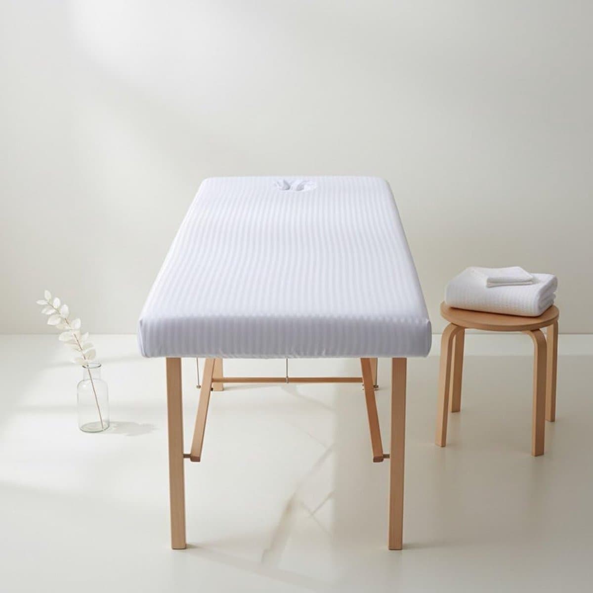Hoes voor massagestoel - Massagebed overtrek - Wellness en spa - Anti-slip oppervlak - 80 x 190 cm - Zoals afgebeeld thumbnail 4