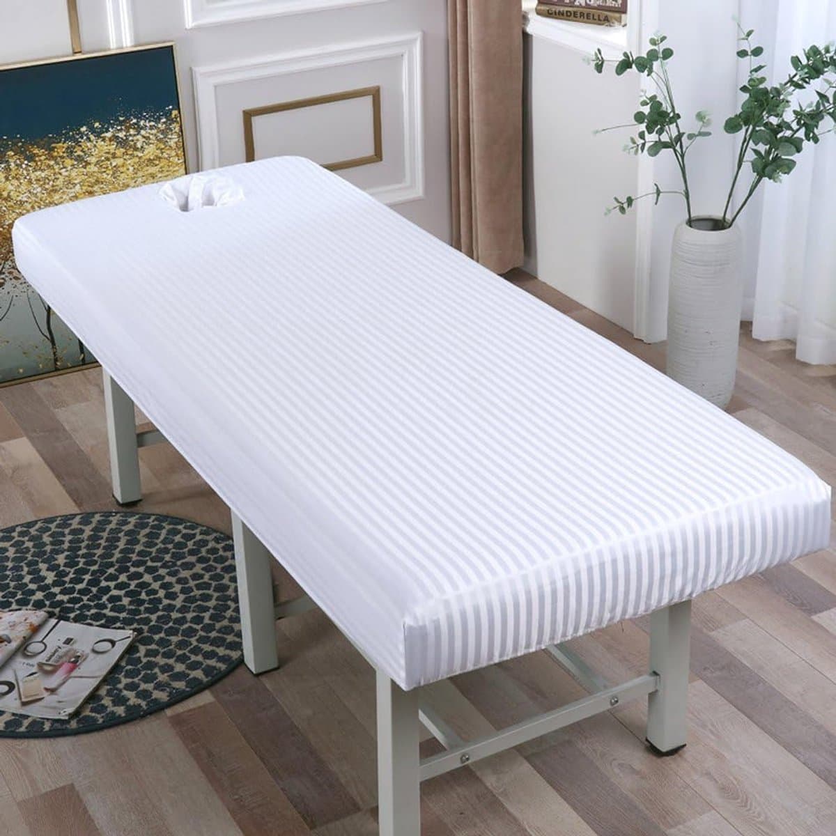 Hoes voor massagestoel - Massagebed overtrek - Wellness en spa - Anti-slip oppervlak - 80 x 190 cm - Zoals afgebeeld thumbnail 2