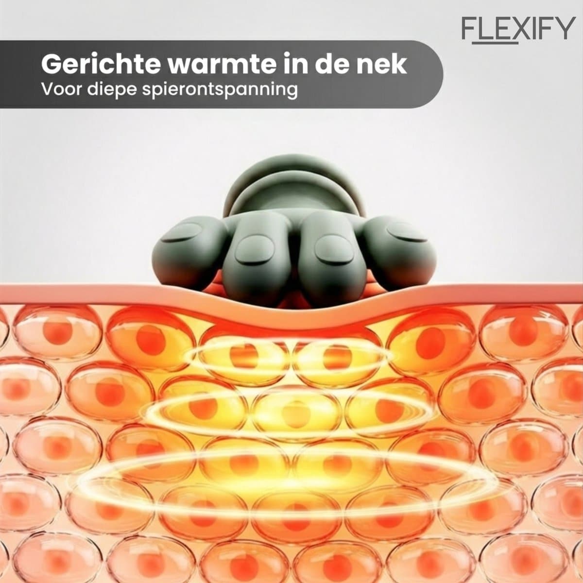 Shiatsu Nekmassage Apparaat – Draadloos Massagekussen met Warmte voor Nek en Schouders – Groen thumbnail 9