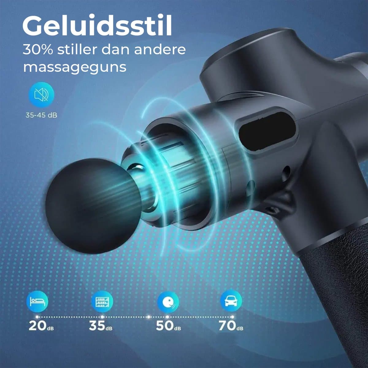 Ryce® Massage Gun - Professioneel - Pistool - Apparaat thumbnail 3