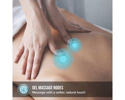 Diep Effectief Gel Massagekussen met Warmtefunctie - Oplaadbare Shiatsu Massage voor Ontspanning - afbeelding 1