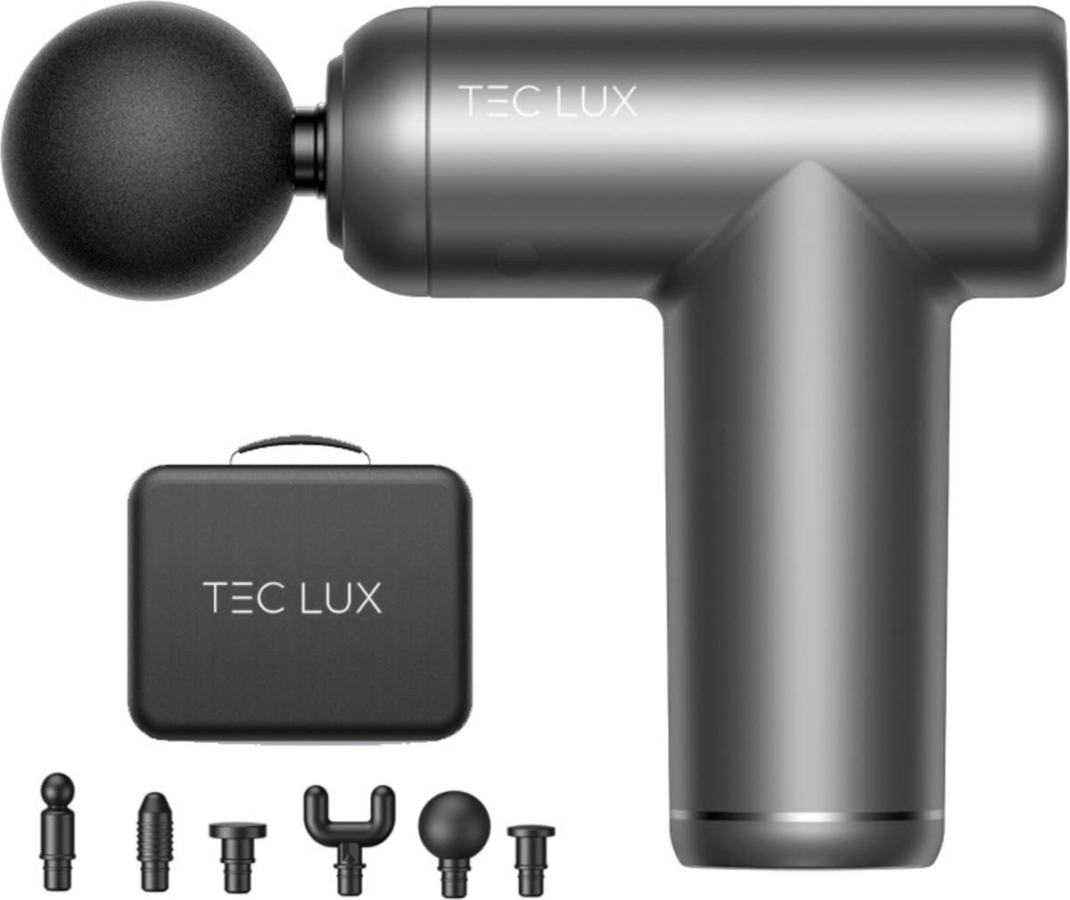 Tec Lux® Massage gun - Sport & Relax Massage Apparaat - Professioneel Massage Pistool - Fitness -Ontspanning - Stressverlichting - Spierherstel - Revalidatie - 6 Massagekoppen - afbeelding 1
