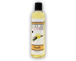 Sther Premium Massageolie - Vanille - 250ml - Natuurlijk Glijmiddel op Oliebasis - Met Avocado-olie - Langdurig Glijvermogen - afbeelding 1