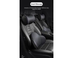 Auto Nekkussen Set Intelligente Massage Kussen Auto Ondersteuning Lumbale Kussen Hoofdsteun Rug kussen Ontspan In Auto - afbeelding 1