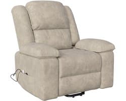 Norvia Massage Fauteuil - Elektrische Relaxstoel Met Verwarming - Massagestoel - Liftfunctie - Ligstand - 5 Massage Programma's